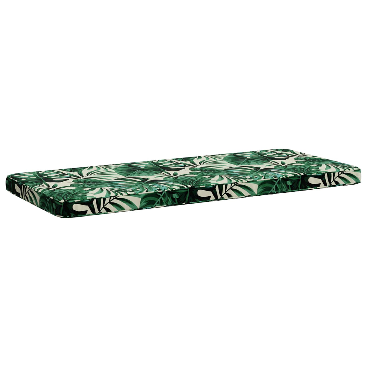 2-delt bænkepude VUGHT 2 stk. 100% polyester Bladmønster