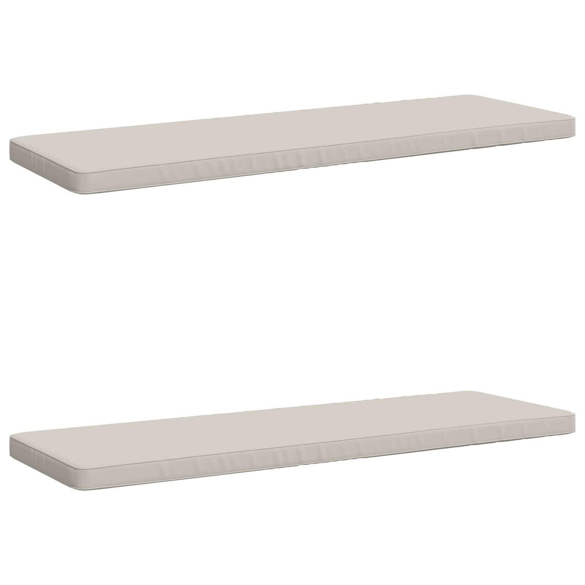 2-delt bænkepude VUGHT 2 stk. 100% polyester Hvid