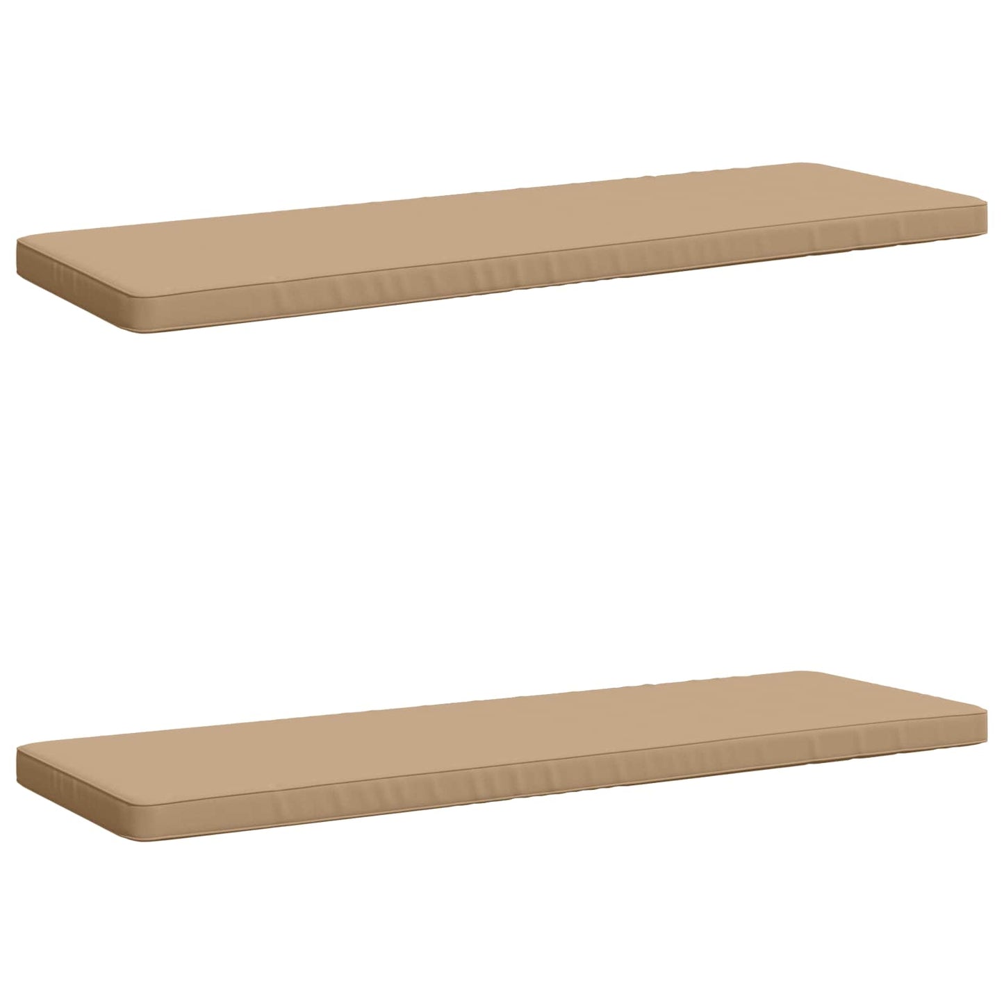 2-delt bænkepude VUGHT 2 stk. 100% polyester Sandfarvet