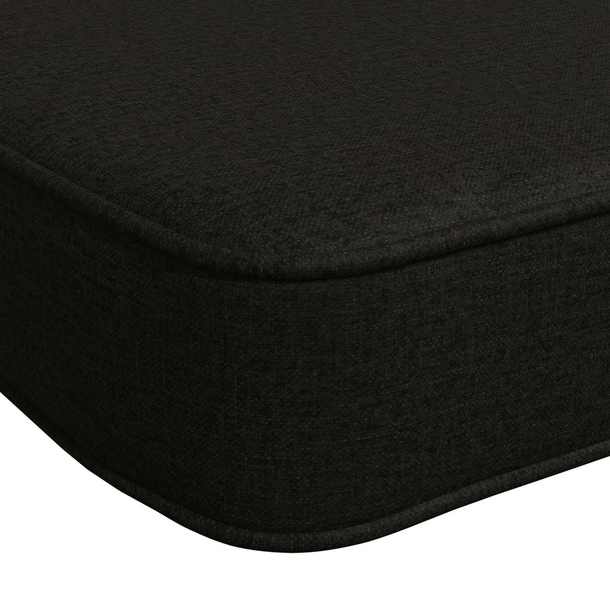 2-delt bænkepude VUGHT 2 stk. 100% polyester Sort