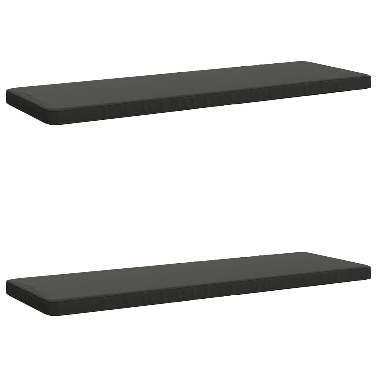 2-delt bænkepude VUGHT 2 stk. 100% polyester Antracit