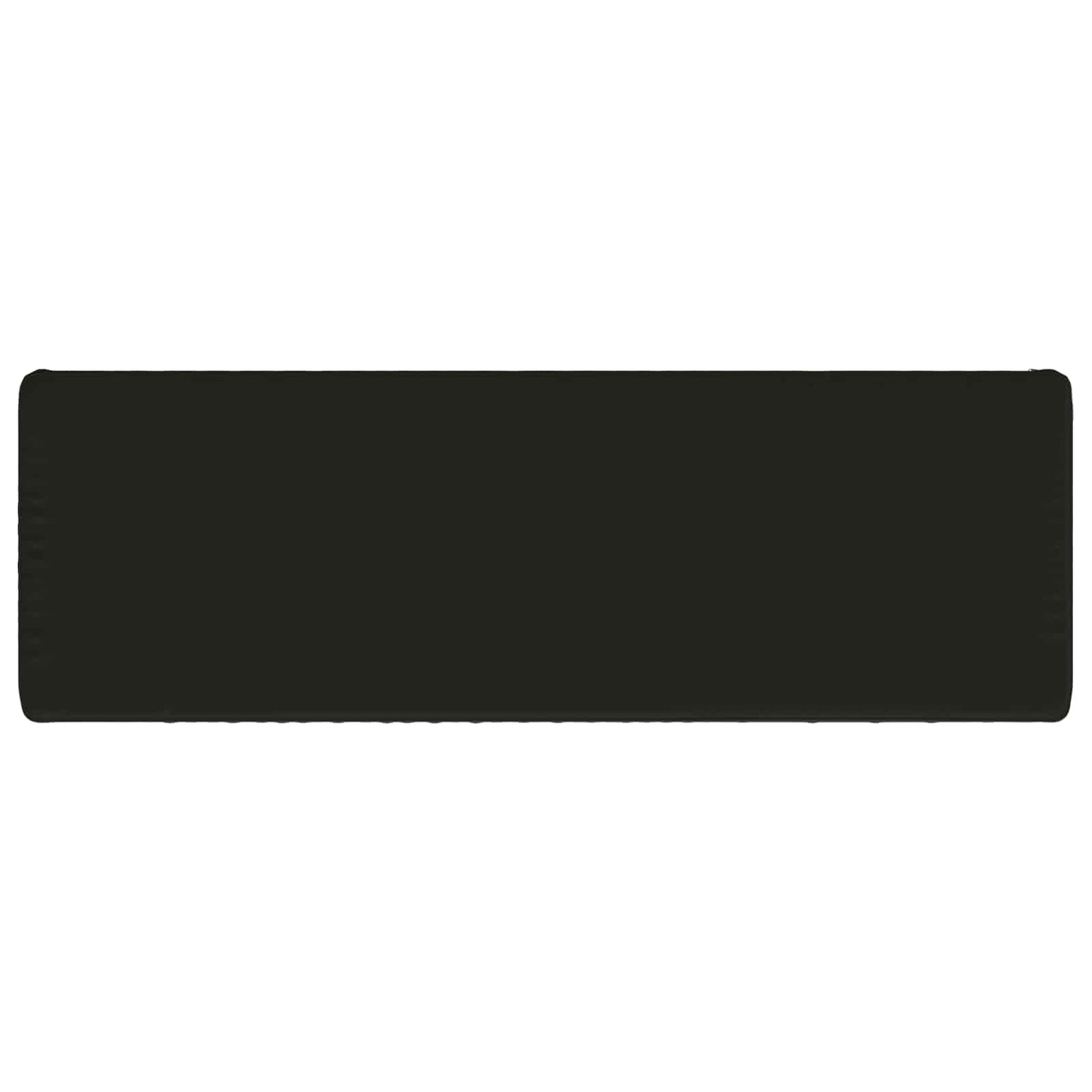 1-delt bænkepude VUGHT 100% polyester Sort 150 x 50 x 5 cm