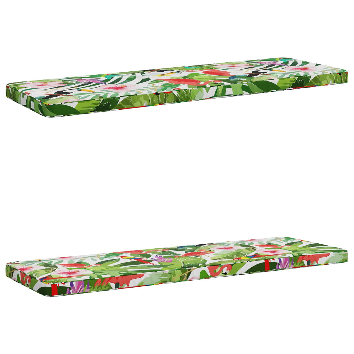 2-delt bænkepude VUGHT 2 stk. 100% polyester Flerfarvet