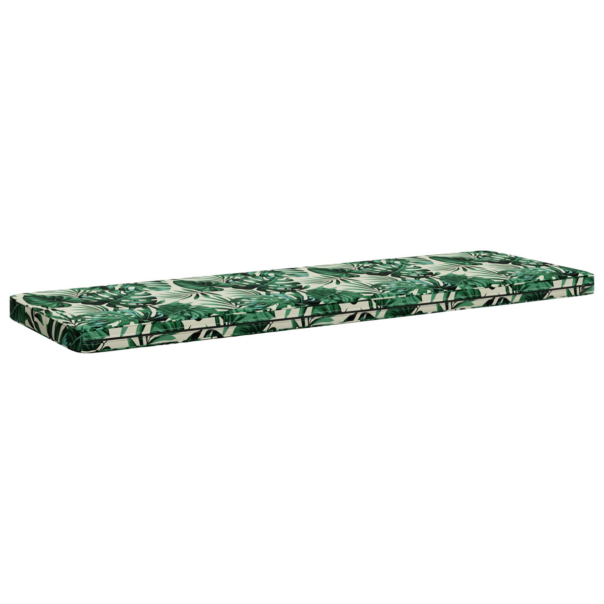 2-delt bænkepude VUGHT 2 stk. 100% polyester Bladmønster