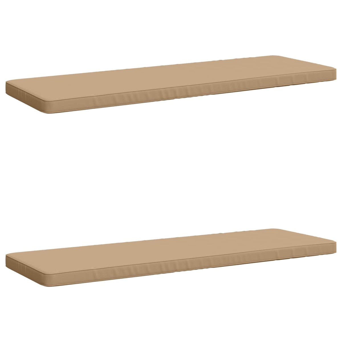 2-delt bænkepude VUGHT 2 stk. 100% polyester Sandfarvet