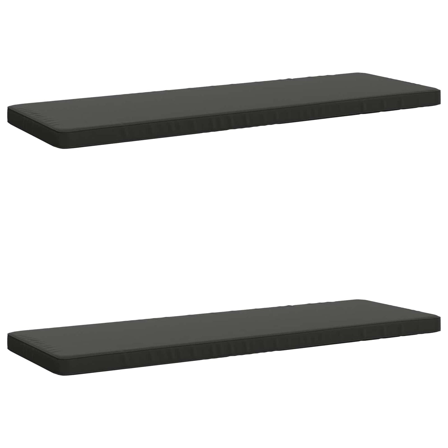 2-delt bænkepude VUGHT 2 stk. 100% polyester Antracit