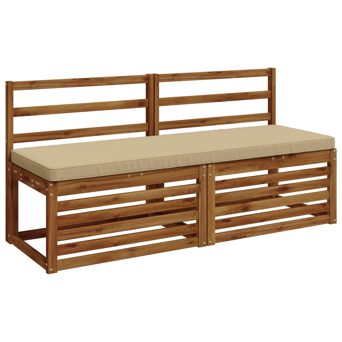 1-delt bænkepude VUGHT 100% polyester Beige 160 x 50 x 5 cm