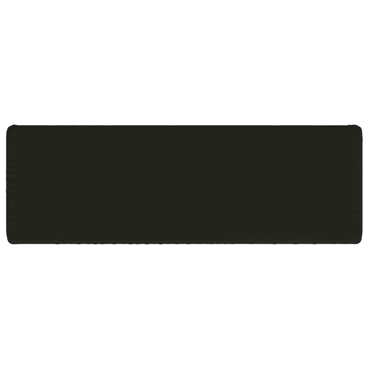 1-delt bænkepude VUGHT 100% polyester Sort 160 x 50 x 5 cm