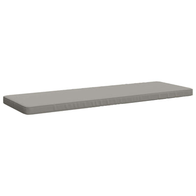 1-delt bænkepude VUGHT 100% polyester Grå 160 x 50 x 5 cm