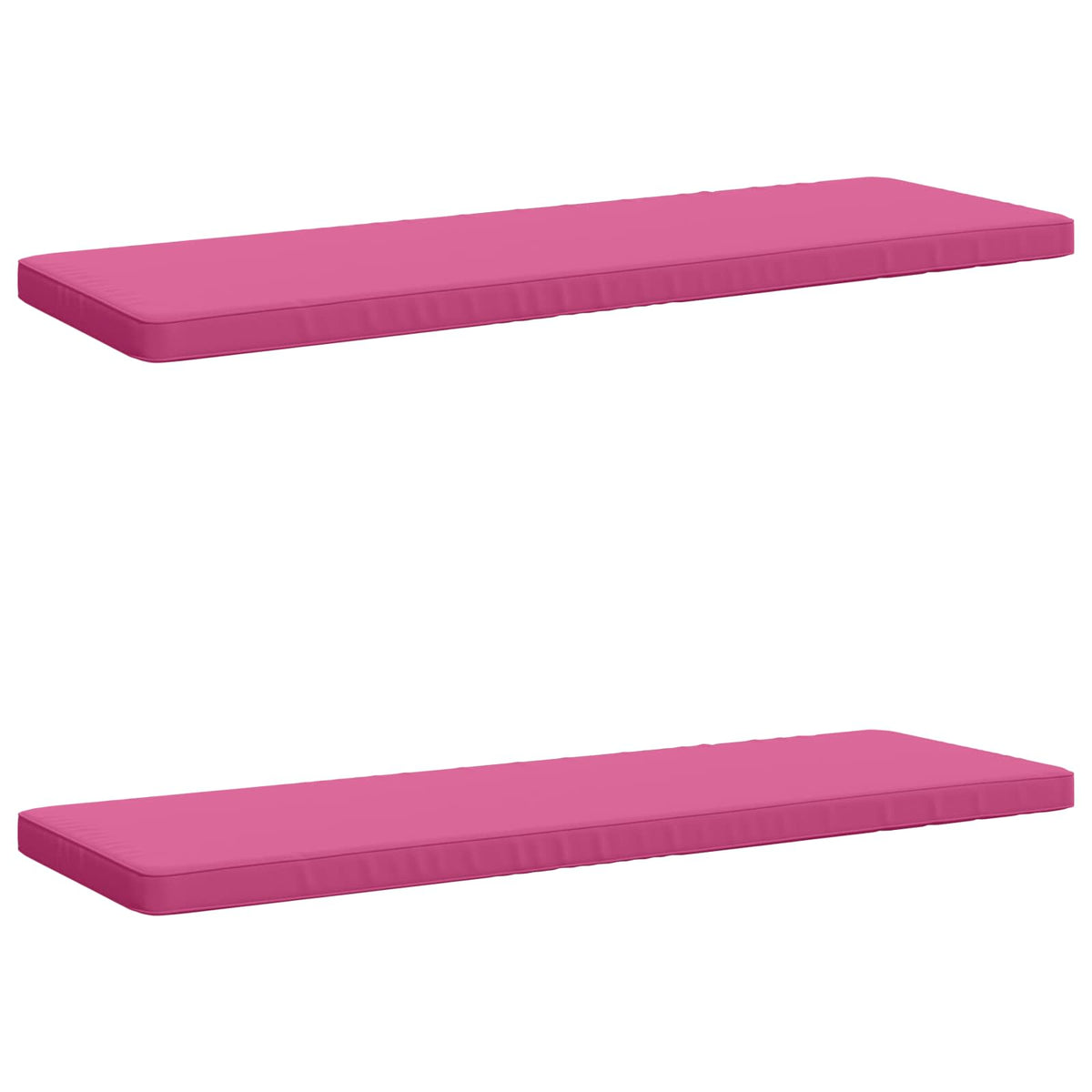 2-delt bænkepude VUGHT 2 stk. 100% polyester Lyserød