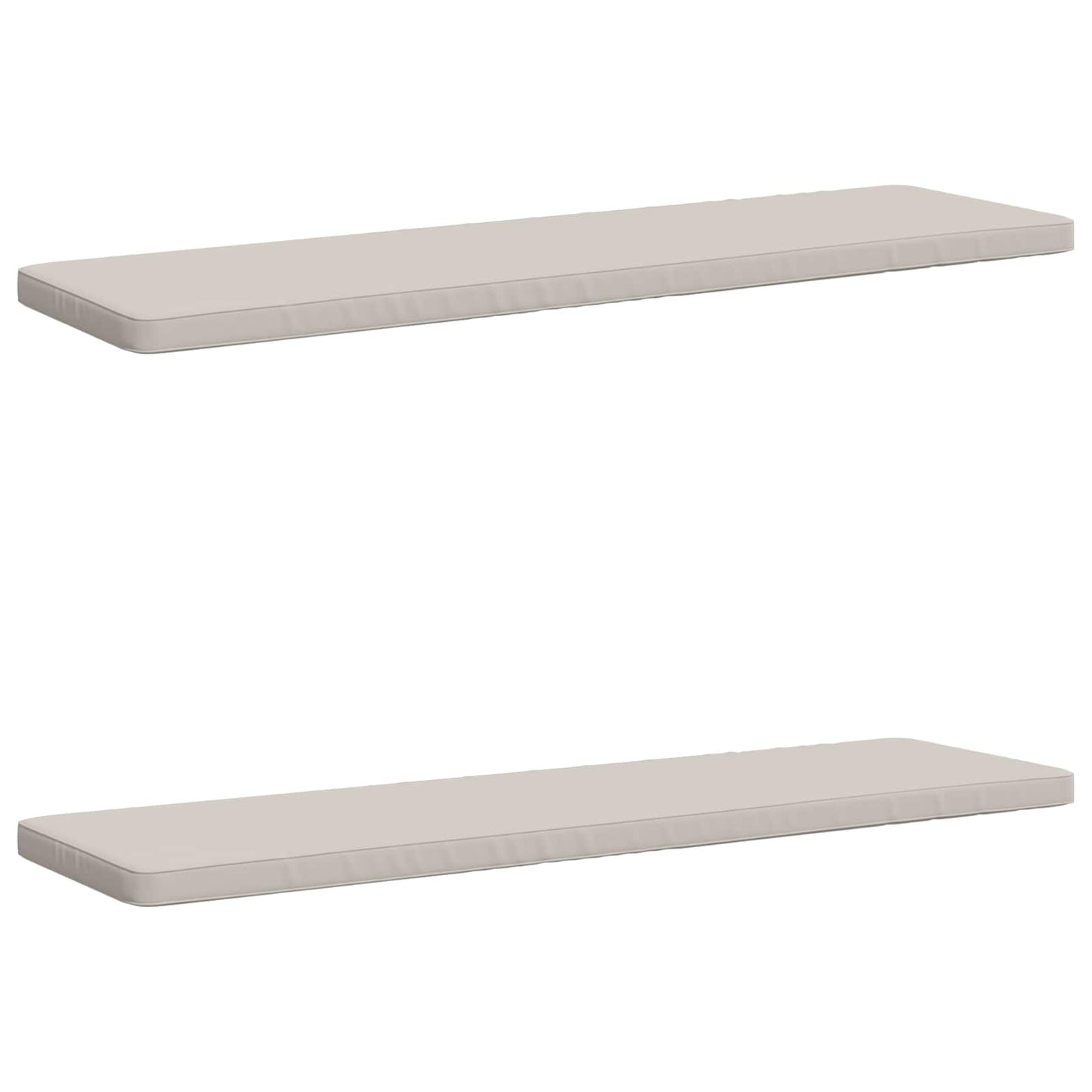 2-delt bænkepude VUGHT 2 stk. 100% polyester Hvid