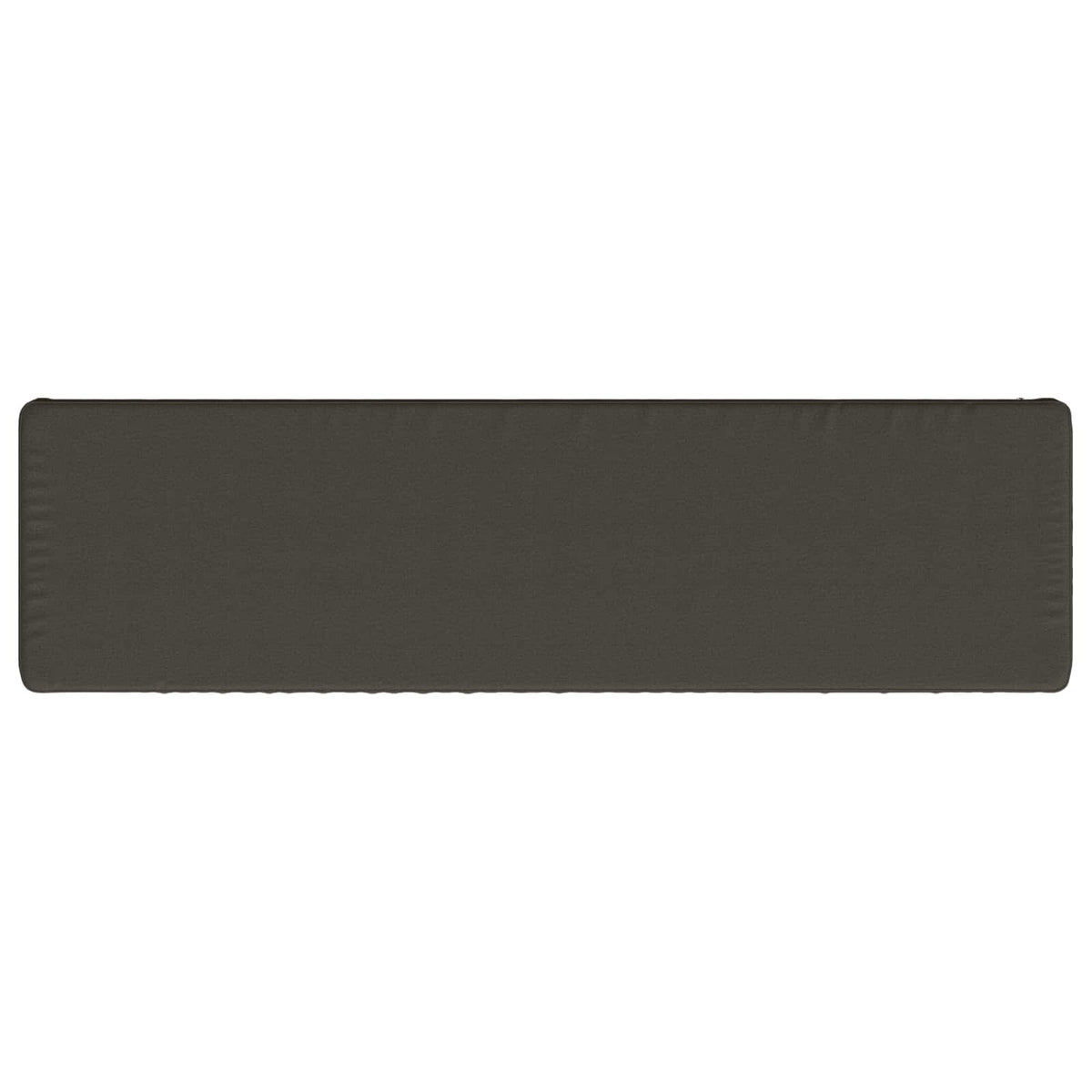 1-delt bænkepude VUGHT 100% polyester Antracit 170 x 50 x 5 cm