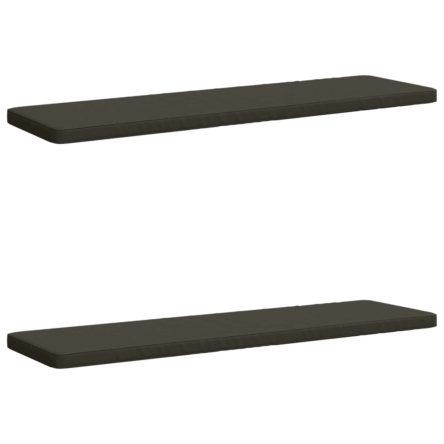 2-delt bænkepude VUGHT 2 stk. 100% polyester Antracit