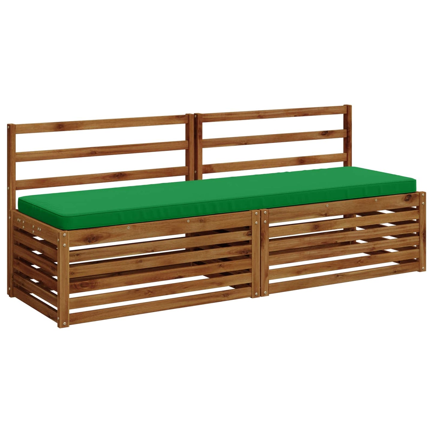 2-delt bænkepude VUGHT 2 stk. 100% polyester Grøn