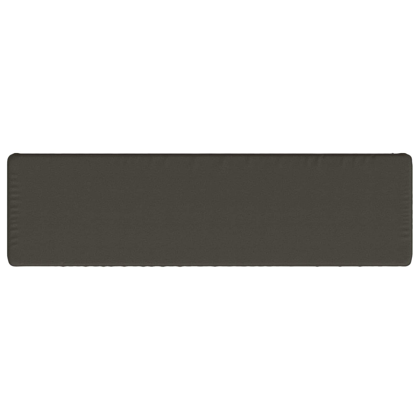 1-delt bænkepude VUGHT 100% polyester Antracit 180 x 50 x 5 cm