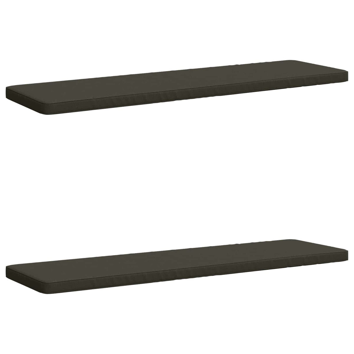 2-delt bænkepude VUGHT 2 stk. 100% polyester Antracit