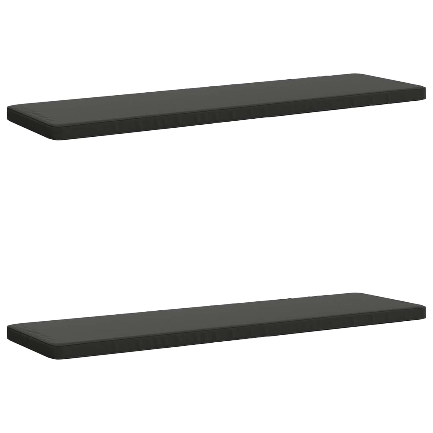2-delt bænkepude VUGHT 2 stk. 100% polyester Antracit