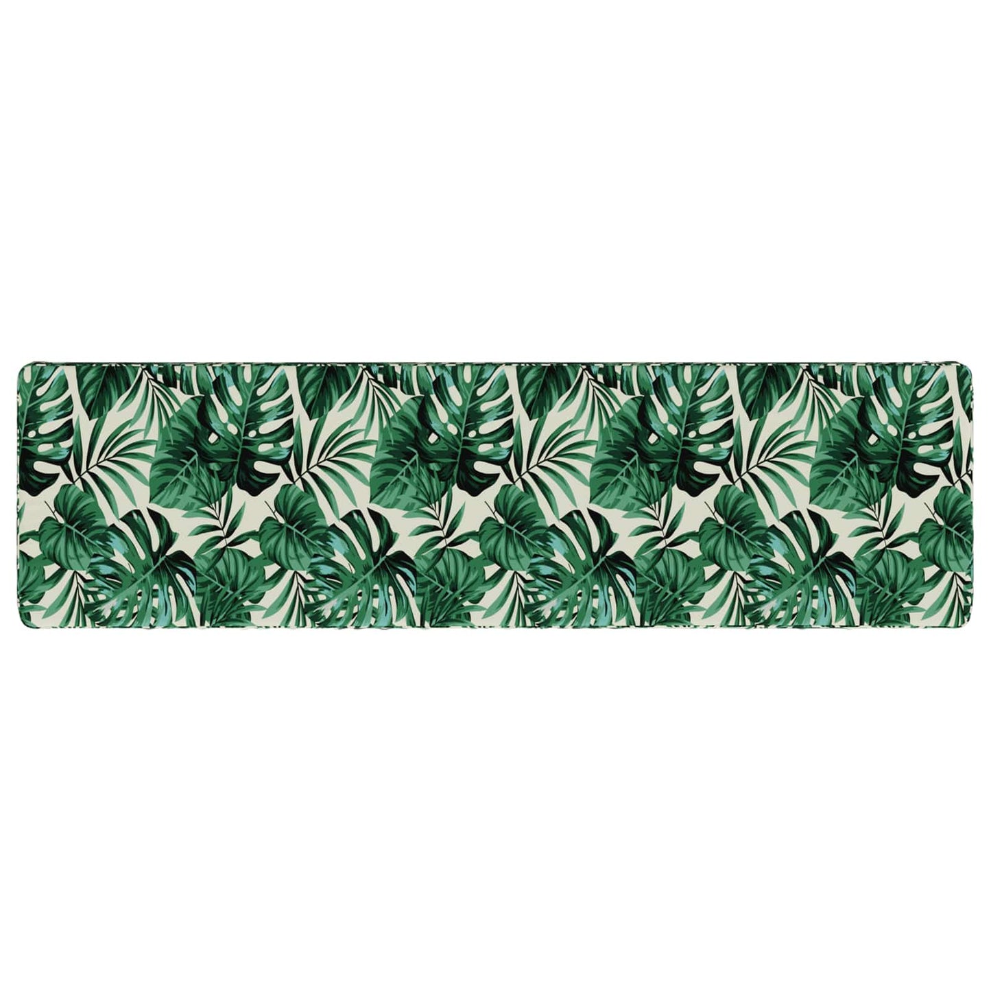 2-delt bænkepude VUGHT 2 stk. 100% polyester Bladmønster