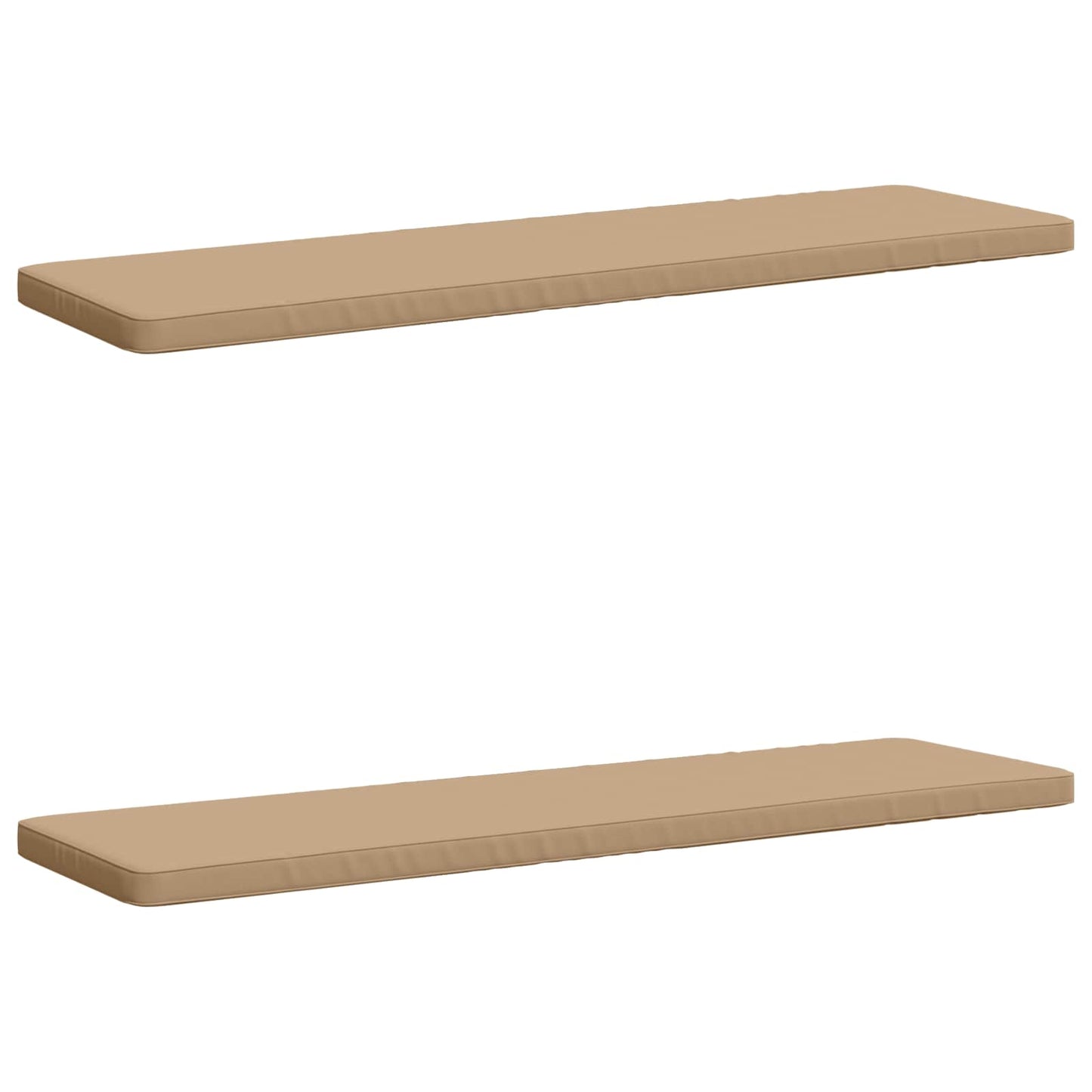 2-delt bænkepude VUGHT 2 stk. 100% polyester Sandfarvet