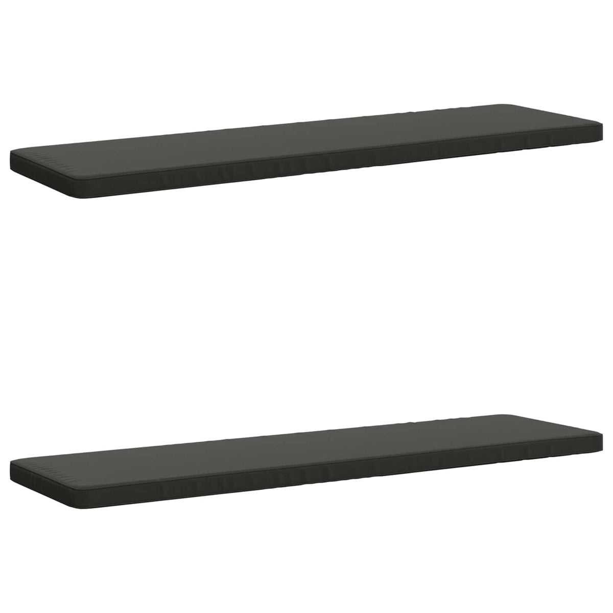 2-delt bænkepude VUGHT 2 stk. 100% polyester Antracit