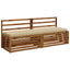 1-delt bænkepude VUGHT 100% polyester Beige 200 x 50 x 5 cm