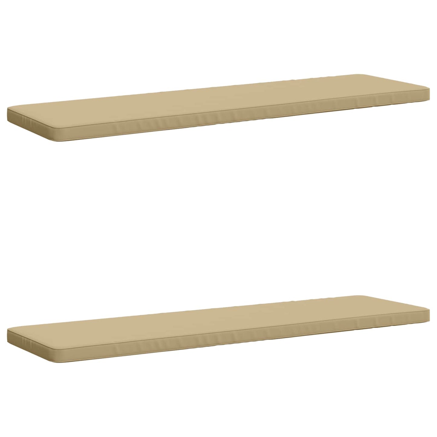 2-delt bænkepude VUGHT 2 stk. 100% polyester Beige