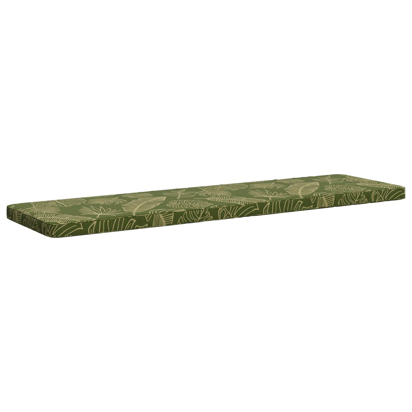 2-delt bænkepude VUGHT 2 stk. 100% polyester Bladdesign