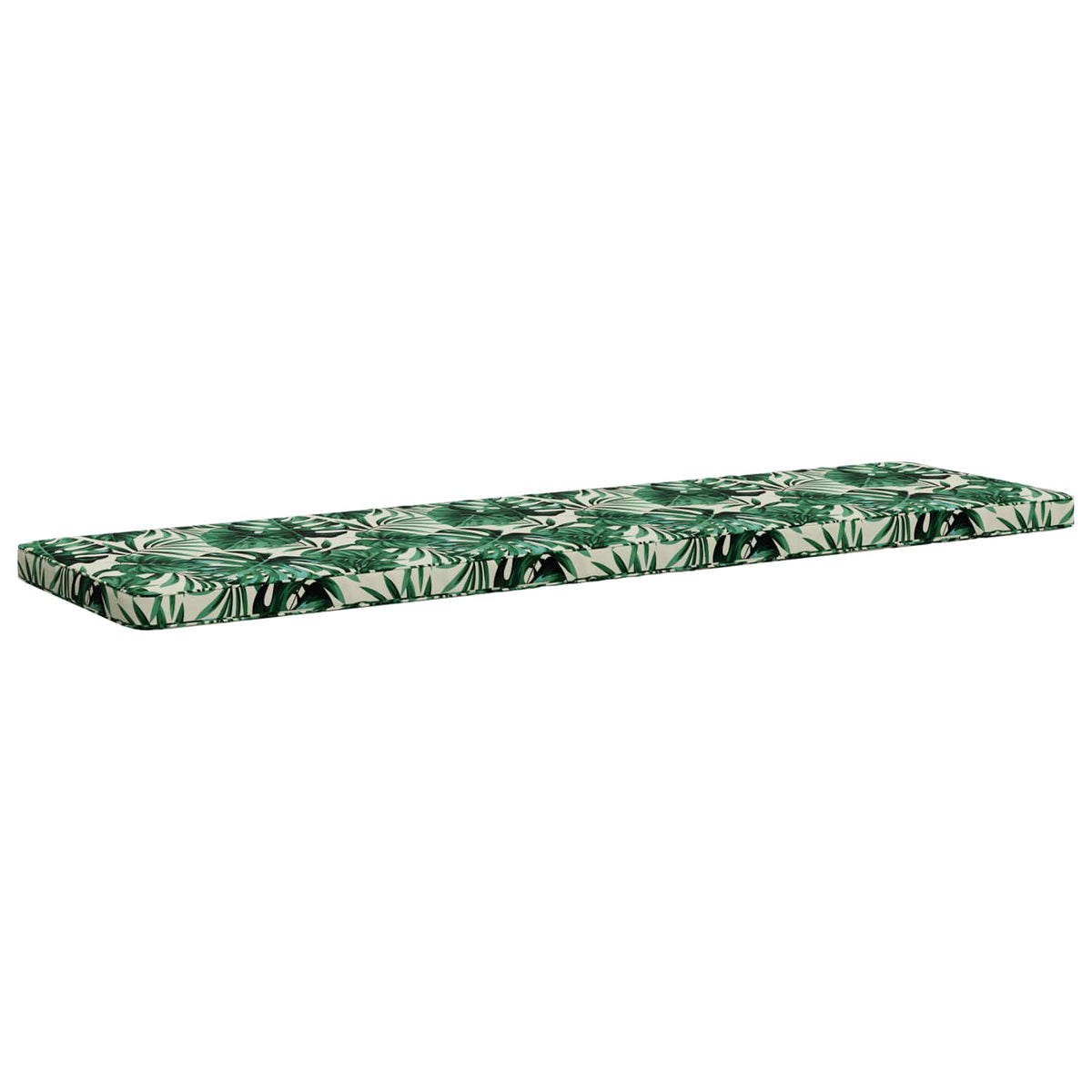 2-delt bænkepude VUGHT 2 stk. 100% polyester Bladmønster