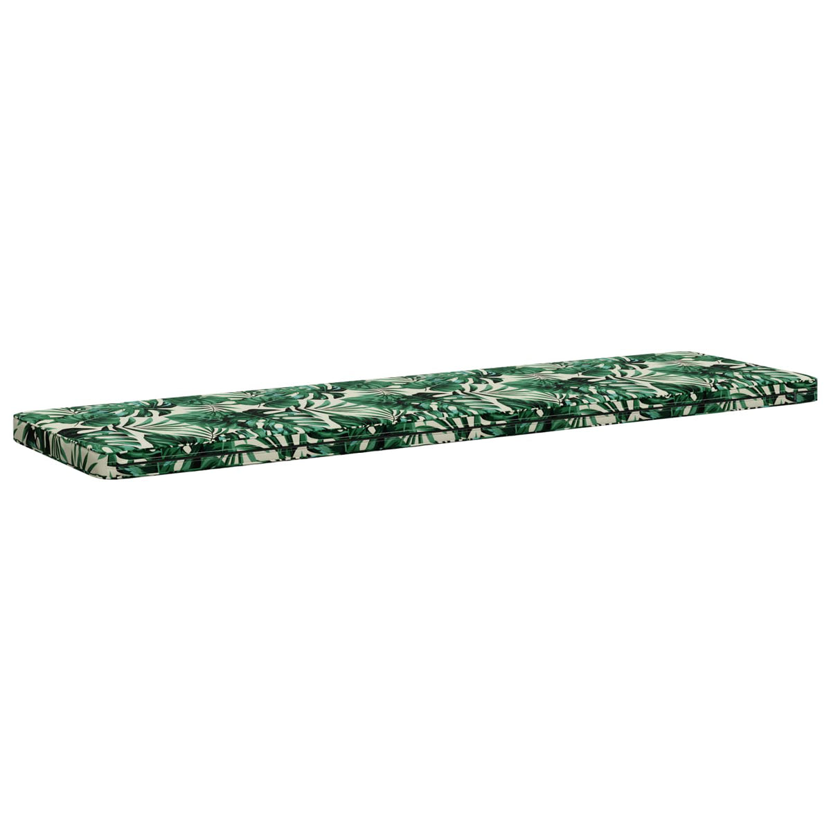 2-delt bænkepude VUGHT 2 stk. 100% polyester Bladmønster