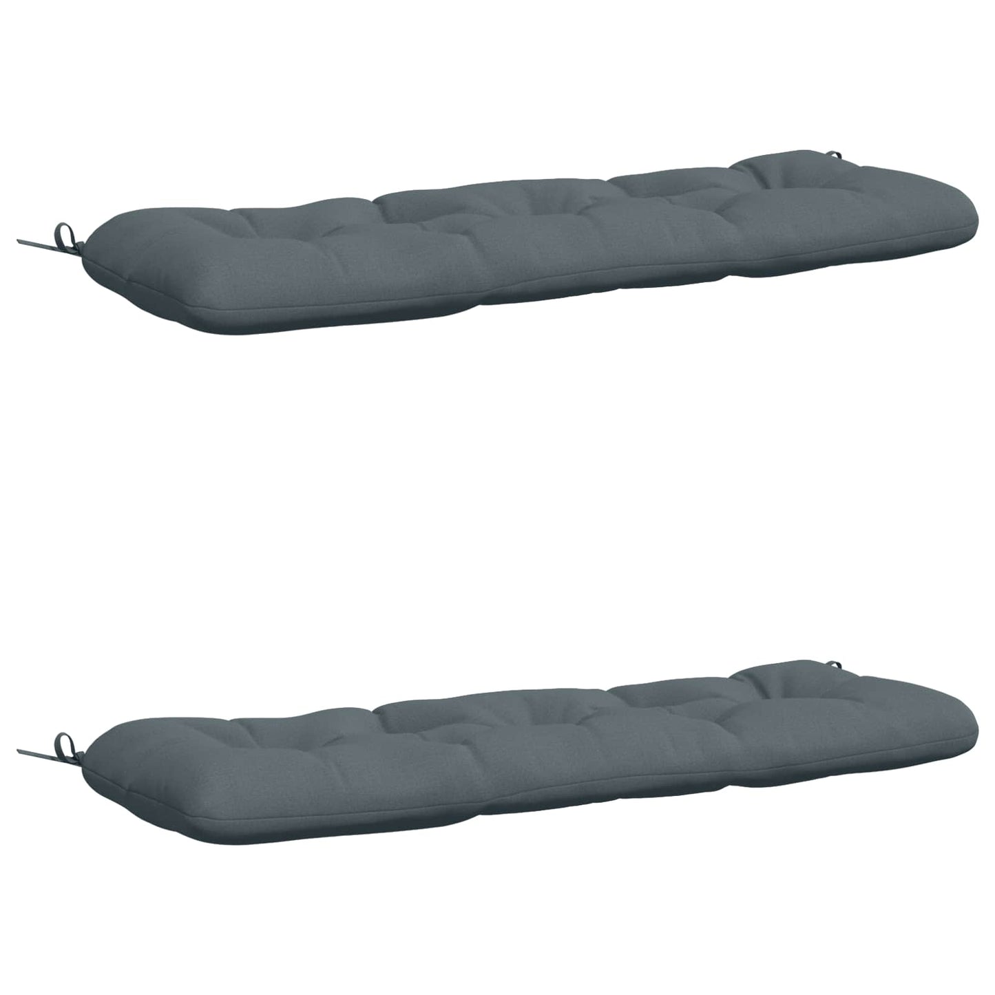 2-delt bænkepude VIANEN 100% polyester Blå 100 x 40 x 12 cm