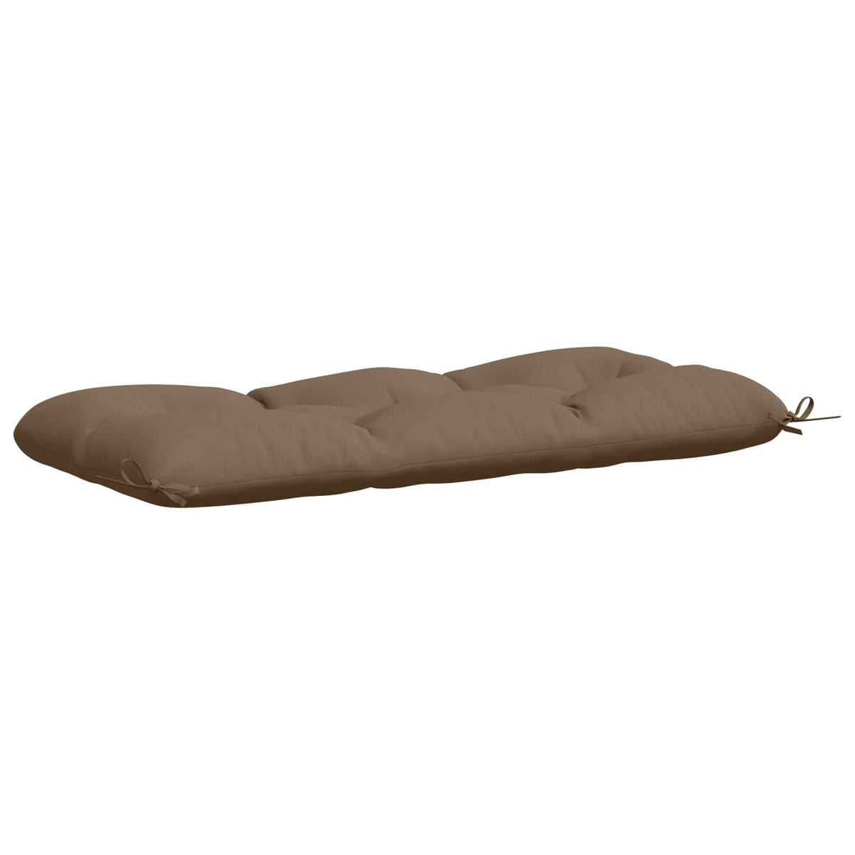 2-delt bænkepude VIANEN 100% polyester Gråbrun 100 x 50 x 12 cm