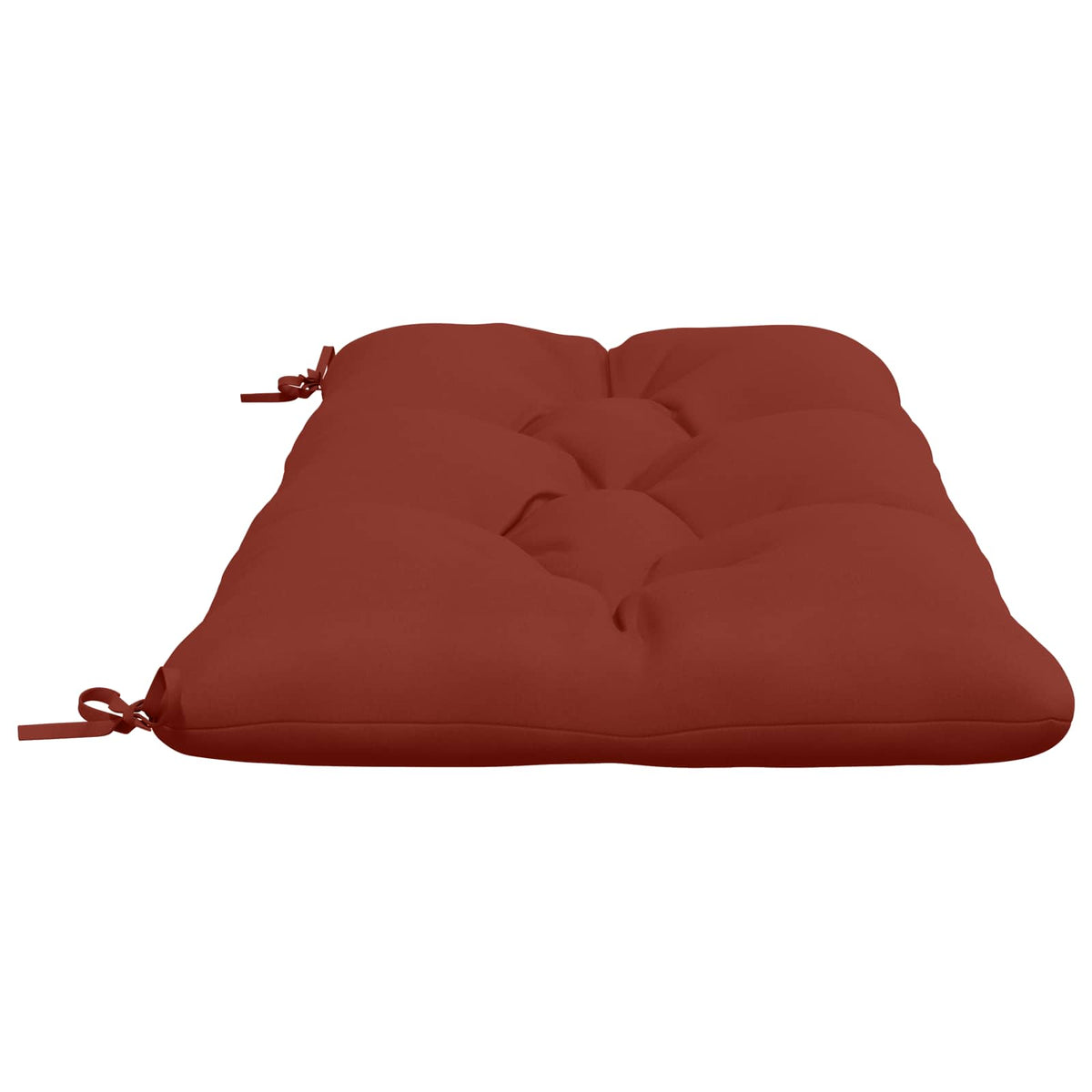 2-delt bænkepude VIANEN 100% polyester Rød 100 x 60 x 12 cm