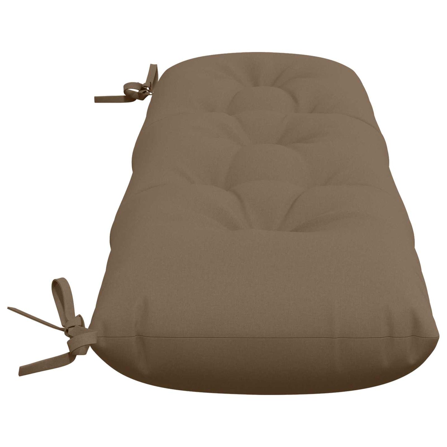 2-delt bænkepude VIANEN 100% polyester Gråbrun 110 x 30 x 12 cm