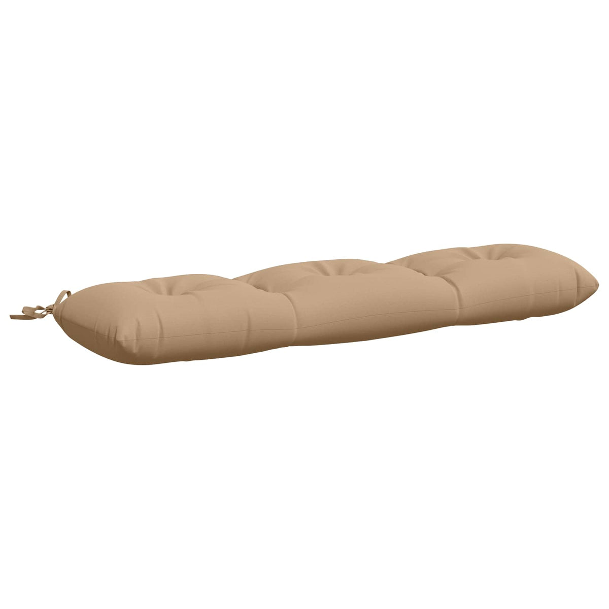 Bænkpude VIANEN 100% polyester Sandfarvet 110 x 30 x 12 cm