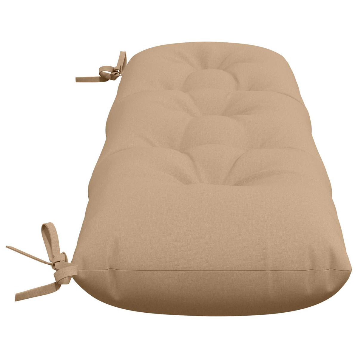 Bænkpude VIANEN 100% polyester Sandfarvet 110 x 30 x 12 cm