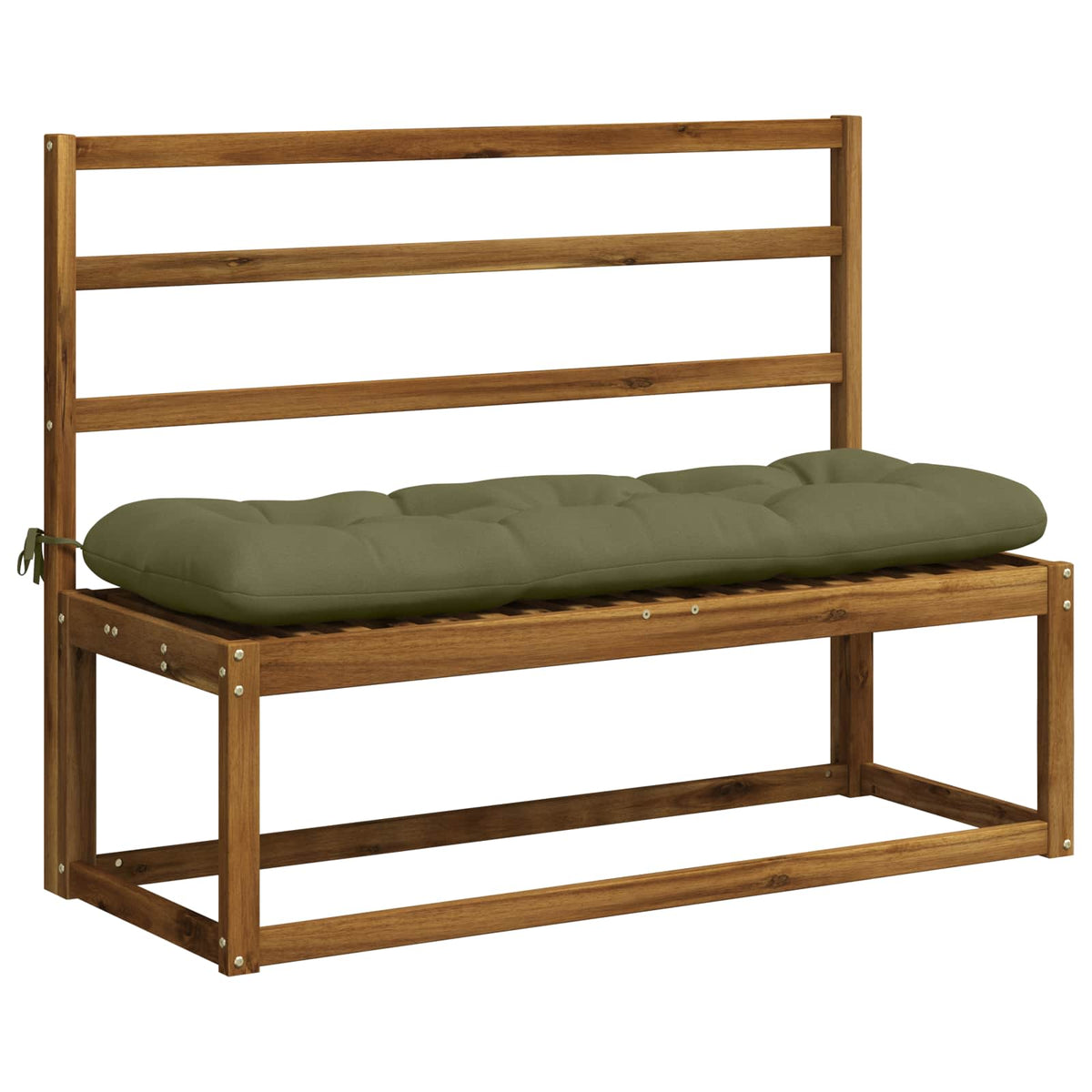 Bænkpude VIANEN 100% polyester Olivengrøn 110 x 40 x 12 cm