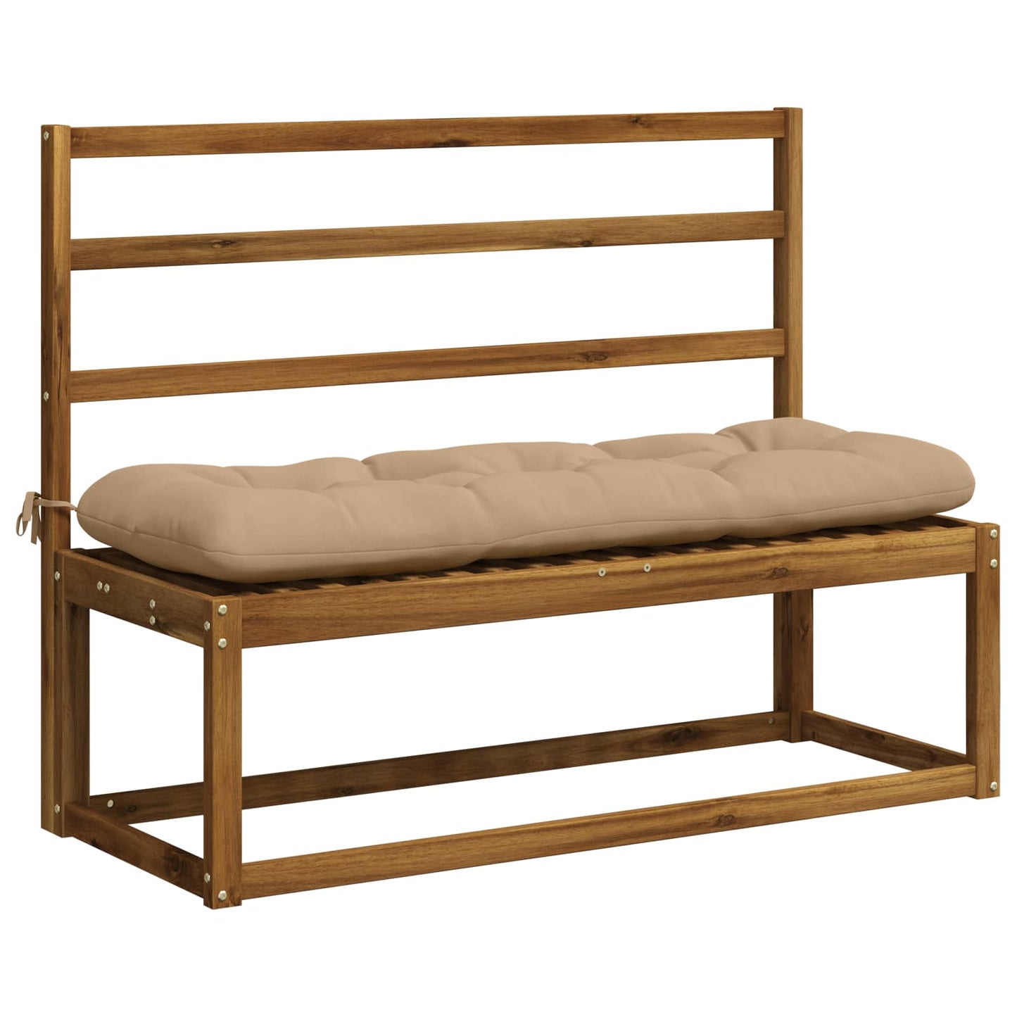 Bænkpude VIANEN 100% polyester Sandfarvet 110 x 40 x 12 cm