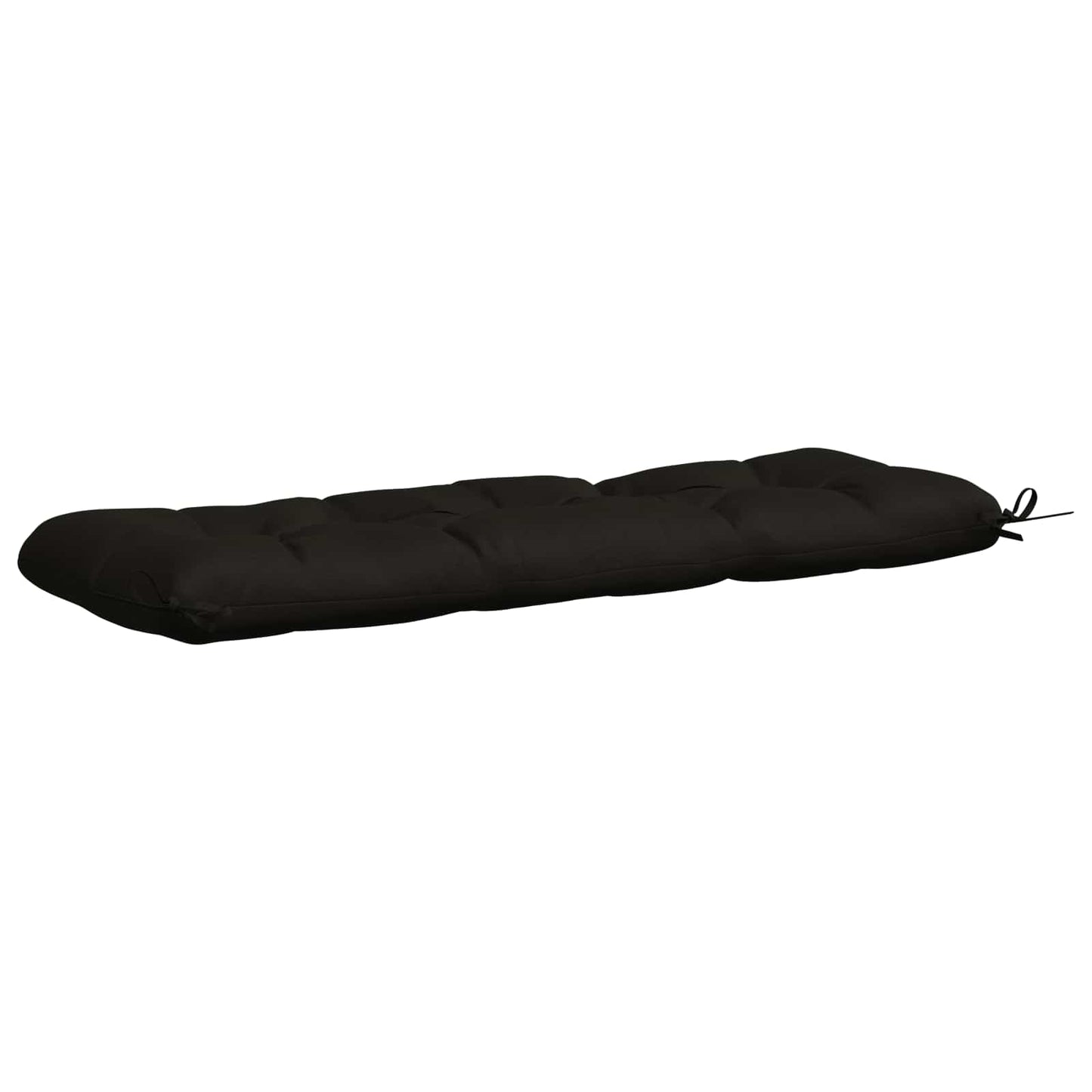 2-delt bænkepude VIANEN 100% polyester Sort 110 x 40 x 12 cm