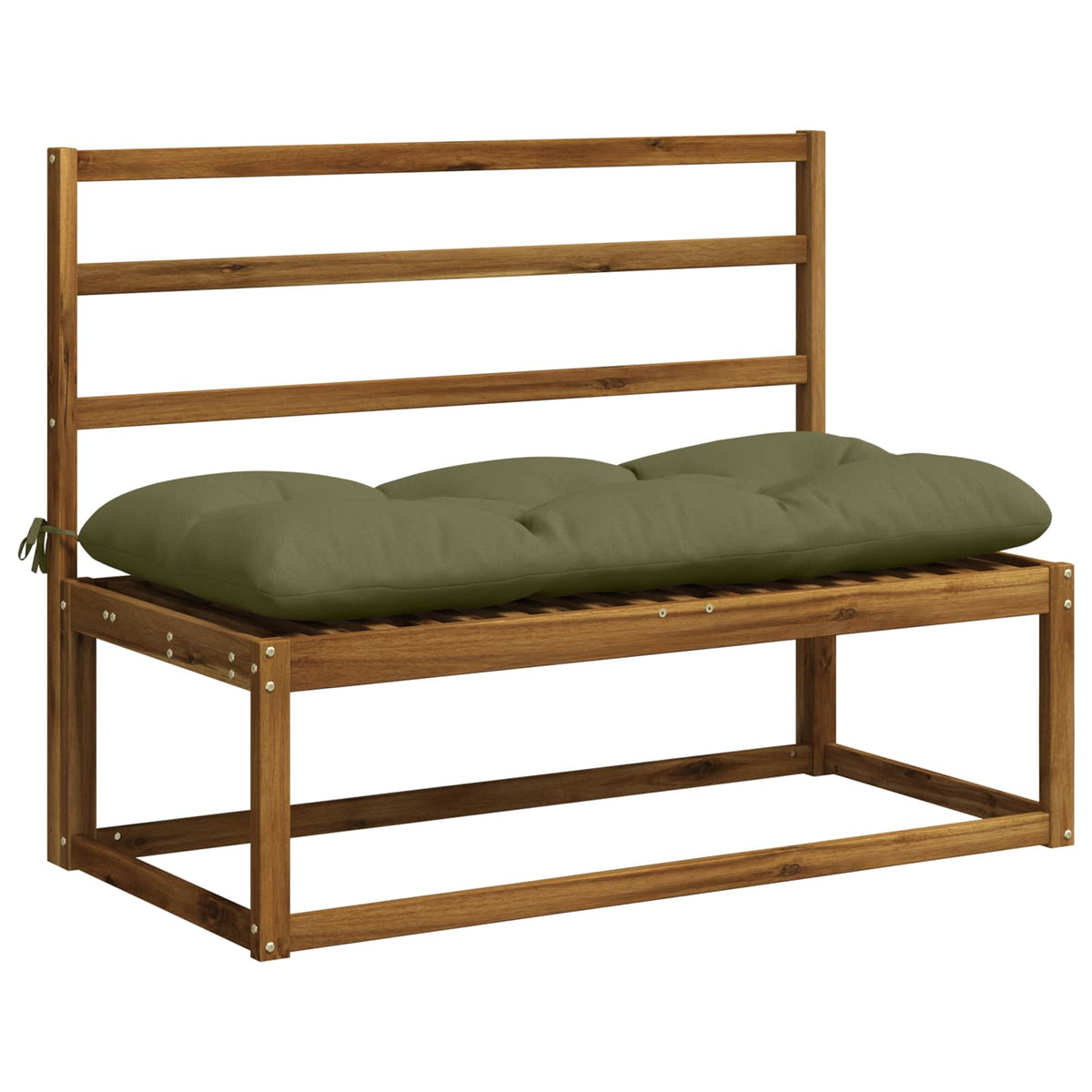 Bænkpude VIANEN 100% polyester Olivengrøn 110 x 50 x 12 cm