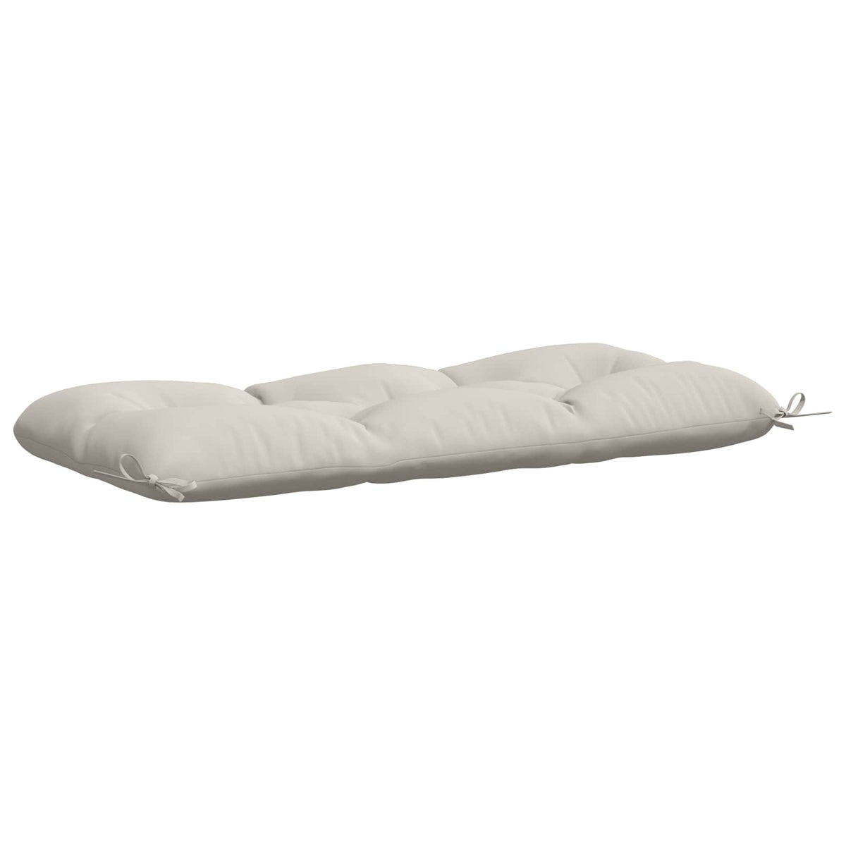 2-delt bænkepude VIANEN 100% polyester Hvid 110 x 50 x 12 cm