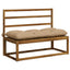 Bænkpude VIANEN 100% polyester Sandfarvet 110 x 50 x 12 cm