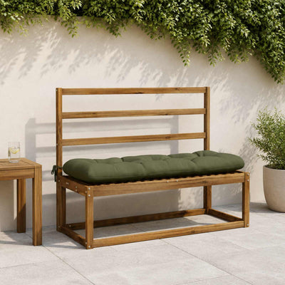 Bænkpude VIANEN 100% polyester Olivengrøn 110 x 40 x 12 cm