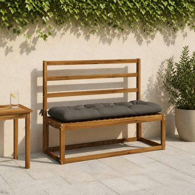 2-delt bænkepude VIANEN 100% polyester Grå 100 x 40 x 12 cm