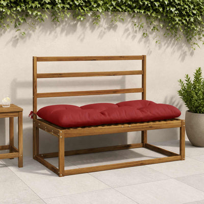 Bænkpude VIANEN 100% polyester Rød 100 x 60 x 12 cm