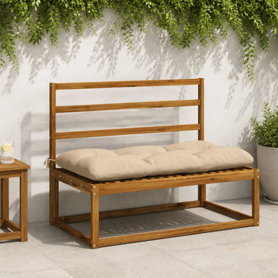 Bænkpude VIANEN 100% polyester Cremefarvet 100 x 60 x 12 cm