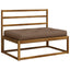 Palle sæde pude VIANEN 100% polyester Gråbrun 120 x 80 x 12 cm