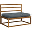 Palle sæde pude VIANEN 100% polyester Blå 120 x 80 x 12 cm