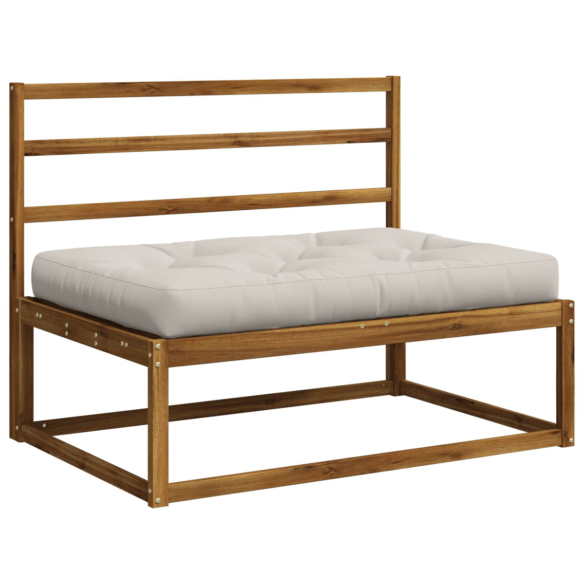 Palle sæde pude VIANEN 100% polyester Hvid 120 x 60 x 12 cm