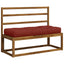 Palle sæde pude VIANEN 100% polyester Rød 120 x 50 x 12 cm