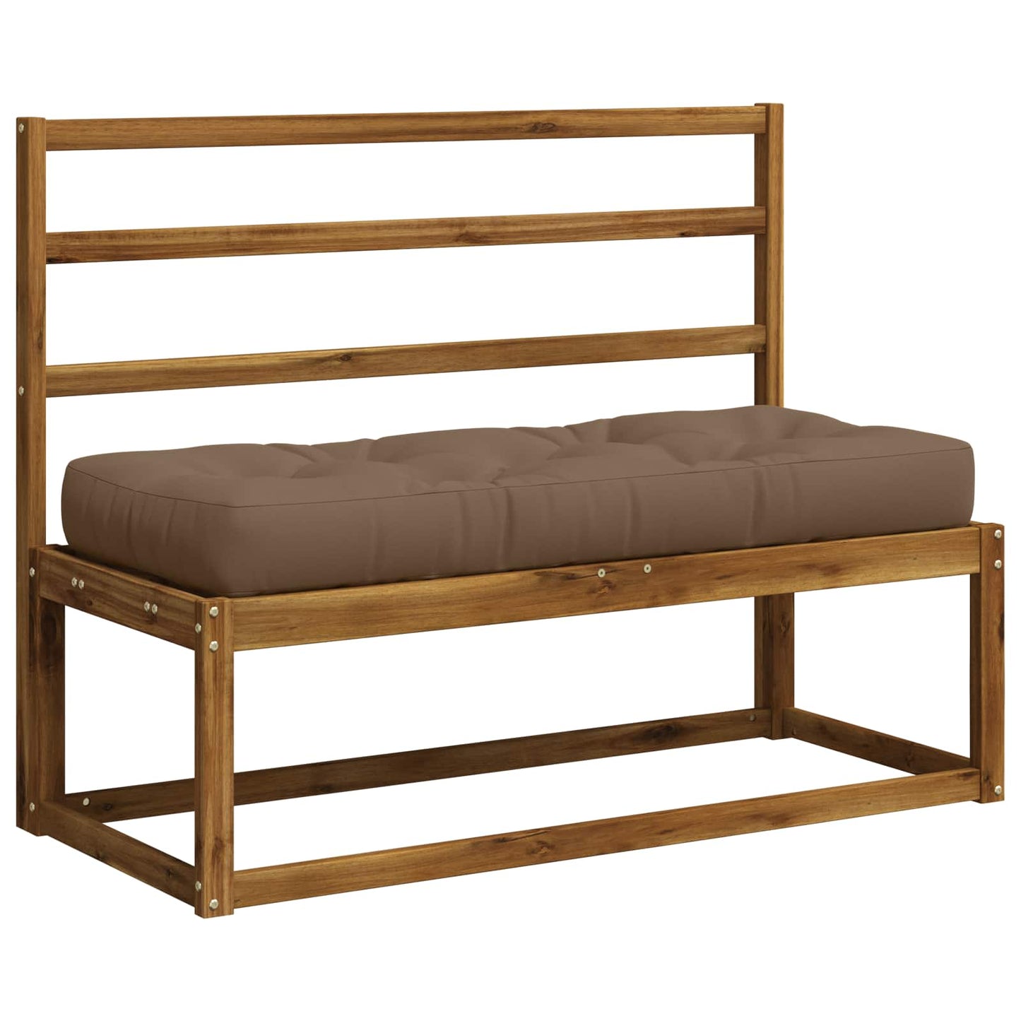 Palle sæde pude VIANEN 100% polyester Gråbrun 120 x 40 x 12 cm